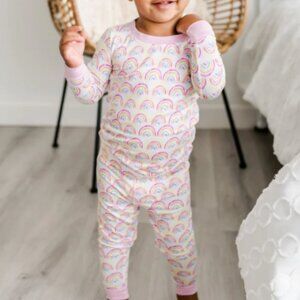 Pastel Rainbows Pajama Set